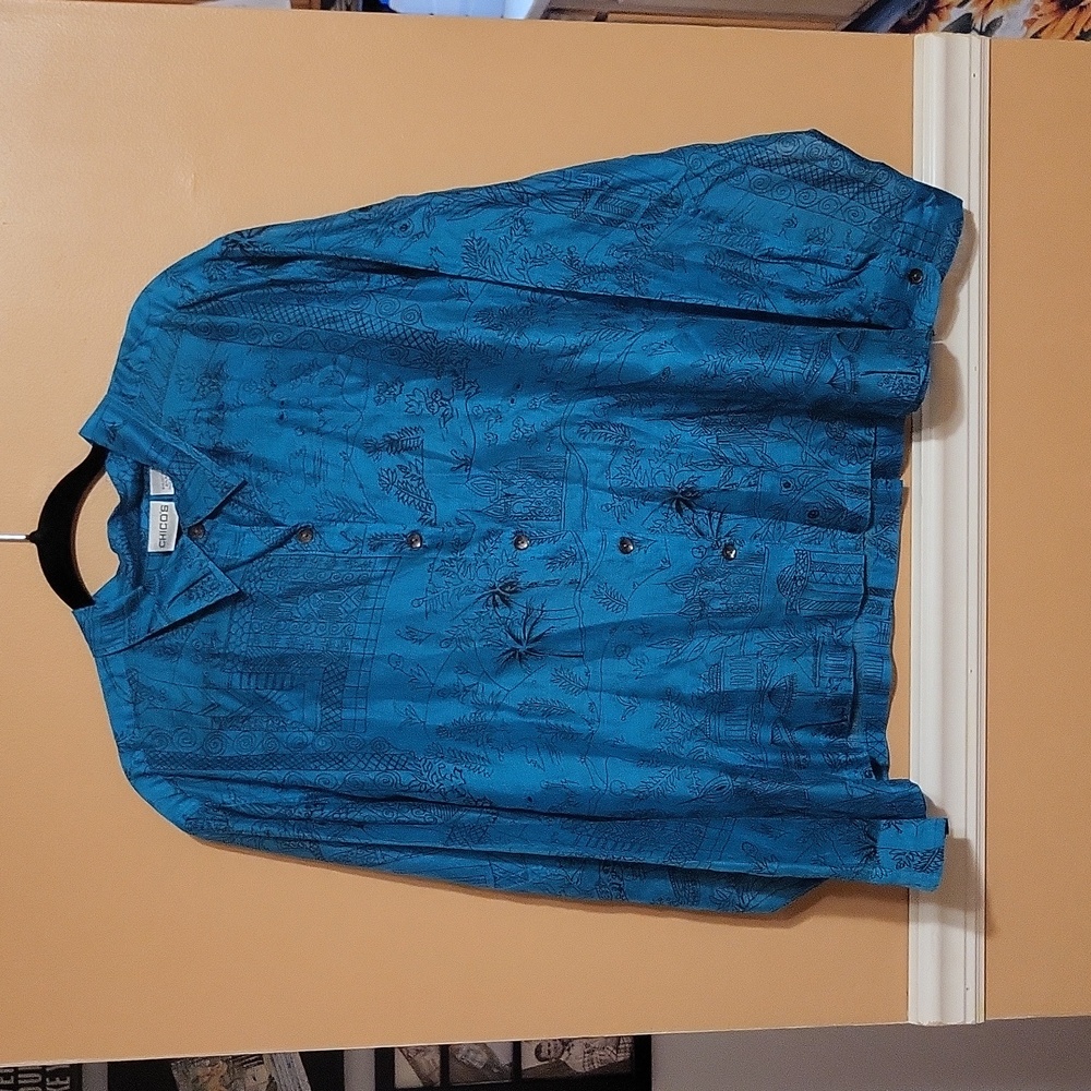 Chicos Size 3 Button Down - image 1